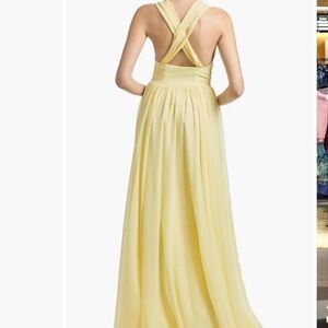 Sachin + Babi Backless Yellow Dress